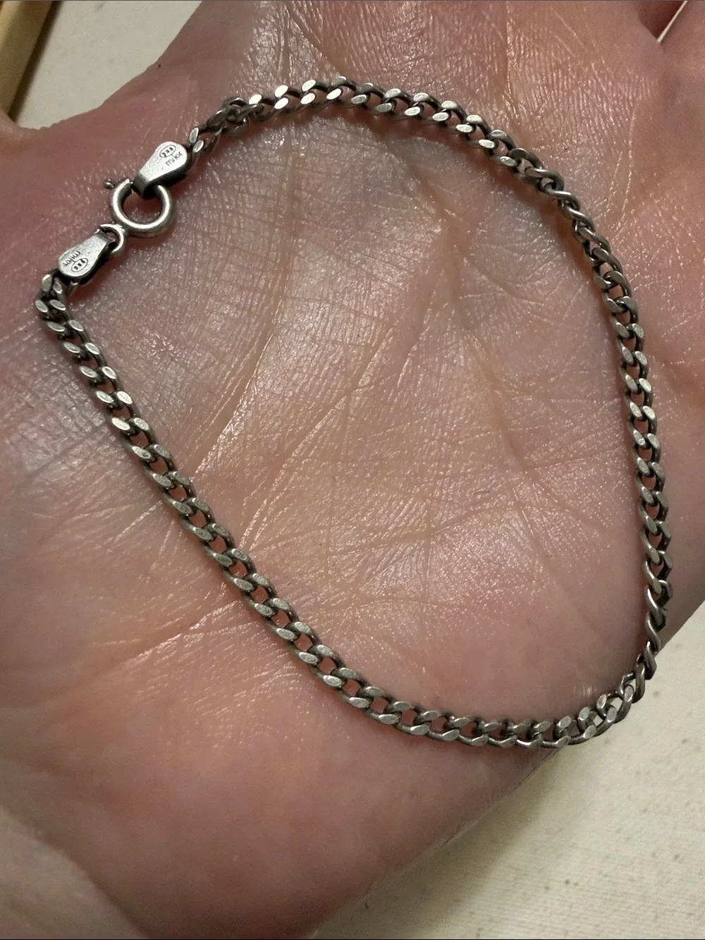 Sterling Silver 925 Milor Chain Bracelet 7’